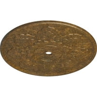 1 8 mn 5 8mn 3 4mn stropni medaljon za kamione, ručno oslikan u istrošenoj bronci