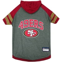 Kućni ljubimci Prvi NFL San Francisco 49ers NFL Hoodie majica za pse i mačke - Cool majica, timovi - mala