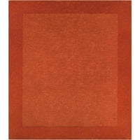 Umjetnički tkalci Foxcroft izgorjeli narančasti moderni 8 'kvadratni tepih prostirka
