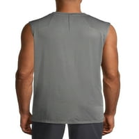 Russell muške i velike muške mišićne majice bez rukava, do veličine 3xl