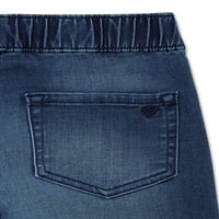 Justice Girls Denim Bermuda kratke hlače, veličine 5- & Plus