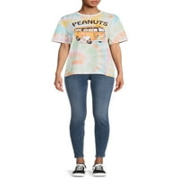 Kikiriki Snoopy Juniors 'Van Pose Tie Boje Grafički print majica