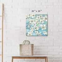 Sažetak cvjetnog bijelog cvjetova zidna umjetnička slika slika cvjetna umjetnička djela za kupaonicu