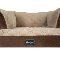 Beautyrest srednji super lu sofa smeđa
