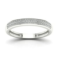 dijamantni prsten u vintage stilu od 16 karata u srebrnom srebrnom dijamantu
