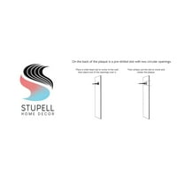 Stupell Industries mirnim buketom bijelog tulipana u seoskoj vazi zidne ploče Eva Barberini