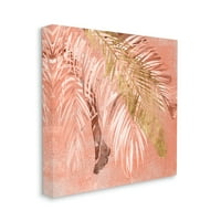 Tropske ružičaste biljke s padajućim palminim lišćem 20 komada, dizajn Jennifer Packston Parker