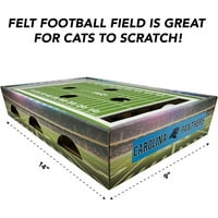 Kućni ljubimci Prvi NFL Carolina Panthers Cat Scratch BO FOTCAT FOOTRACIJE IZGRADNJA CAT SCHERCER & LOUNGE