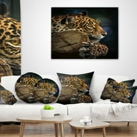 Dizajnirati opuštajući jaguar - jastuk za bacanje životinja - 12x20