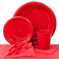 Shindigz Red plastični set za opskrbu, pakiranje