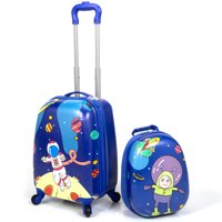 Dječji komplet za ručnu prtljagu, ruksak i kofer na kotačima za putovanja, astronaut