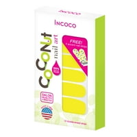 Kokosova umjetnost noktiju od Incoco trakica za nokte, kap limuna