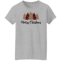 Ženska kolekcija grafičkih majica s božićnim drvcem