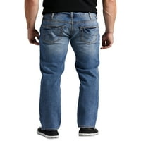 Silver Jeans Co. Muški Allan Slim FIT traperice s ravnim nogama, veličine struka 30-42
