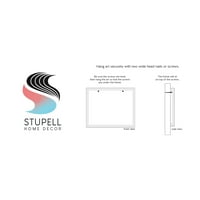 Stupell Industries ispaši bijeli konji crvena američka staja zastava slika bijela uokvirena umjetnička tiskana zidna