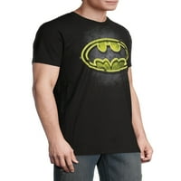 Muška majica s logotipom Batmana i Batmobilea s grafičkim uzorkom, 2 pakiranja