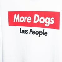 Humor više psa manje ljudi i grafičke majice velikih muškaraca