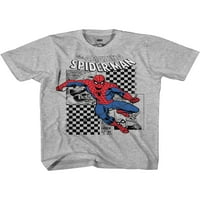 Dječaci Spiderman Spidey Hero Checkers Tee, Veličina XS - 2xl