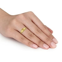 Miabella ženska teksturiranog prstena od žutog zlata od 18kt