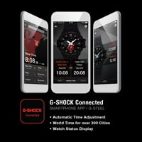 Casio muški g-česnik G-Shock Quartz Solar Bluetooth povezani sat sa remenom od smole