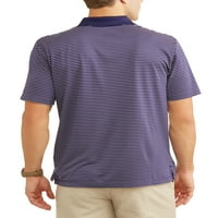 Muški izvedba prugaste polo majice s kratkim rukavima
