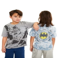Batman Boys Grafički džepni majica, veličine 4-18