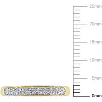 Carat T.W. Dijamantni 10KT prsten za obljetnicu žutog zlata