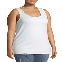 Ženska višeslojna Majica Bez rukava u veličini & veličine plus za svaki dan, 2 pakiranja