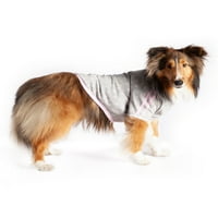 Coco + pobunjeni ružičasta siva munja Bolt Athletic Dog majica