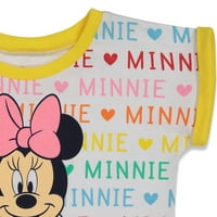 Majica Minnie Mouse za djevojčice i Francuske frotirne kratke hlače - Komplet odjeće od bebe do velikog djeteta