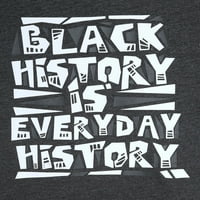 Wonder Nation Boys Black History Mjesec Grafičke majice, veličine 4- & Husky