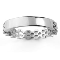 Obalni nakit polirani id narukvica s tematskom prstenom od nehrđajućeg čelika