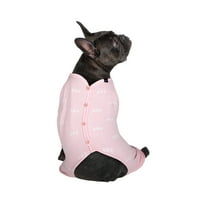 Jap kućni ljubimac, odjeća za pse, ružičasti logotip tiska