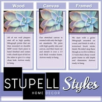 Stupell Industries Budite pozitivan inspirativni vintage dizajn stripa uokviren zidna umjetnost Ester Kay