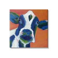 + Masna plava mliječna krava, smiješna apstraktna domaća životinja, 17 godina, dizajn Stephanie vorkman marrott