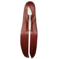 Jedinstveni prijedlozi perika za ljudsku kosu za žene s kapom od perike 39 vinsko crvene Perike