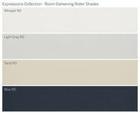 Kolekcija prilagođenih izraza, bežična soba za potamnjenje koturaljke, šapat, 70 Širina 48 Duljina