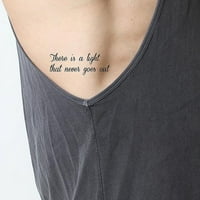 Tattify Smithovi tekstovi privremena tetovaža - Nebeski