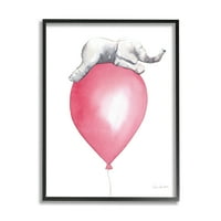 Dječji slon abound koji spava na velikom crvenom balonu, 30 godina, dizajnirao Aimee del Valle