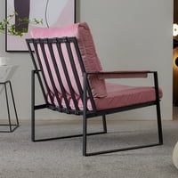 Aukfa Velvet stolice za dnevnu sobu, stolica ispraznosti s stražnjom rukom moderni naglasak stolica slatka udobna
