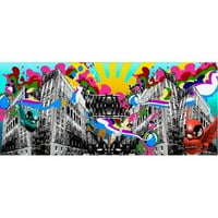 Zaštitni znak likovna umjetnost Urban Rainbow Canvas Art by Miguel Paredes