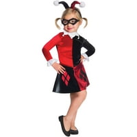 Harley Quinn Child Velvet Deluxe haljina Halloween kostim