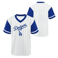 Mladi bijela kraljevska majica u Los Angeles Dodgers V-izrezi