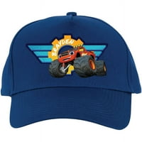 Personalizirani plamen i čudovišta Machines Mechanic Blue Baseball Hat