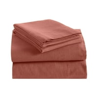 Set posteljine od donjeg rublja Hasib Fleur De Lis ili debeli pamučni flanel s dubokim džepom, pustinjski pijesak