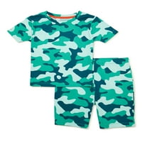 Major Cuddles Boys Top kratki rukavi i kratke hlače set za spavanje pidžame, 2-komad, veličine 4-12