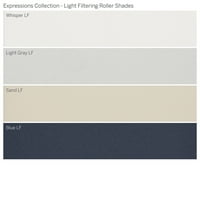 Zbirka prilagođenih izraza, bežična svjetla za filtriranje valjka, svijetlo siva, 26 Širina 48 duljina