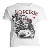 Joker skica muške i velike muške grafičke majice