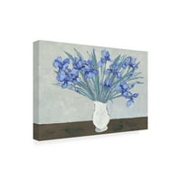 Melissa Wang 'Van Gogh Irises I' Canvas Art