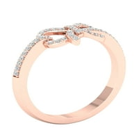 Imperial 1 6CT TDW Diamond 10K ružičasti zlatni prsten